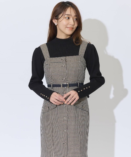 ご先約】ビアズリー コットン ジャガード レース 刺繍 ワンピース