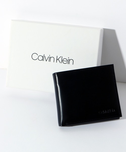 Calvin Klein MINIMALISM ラウンド ウォレット,財布,FREE,ブラック