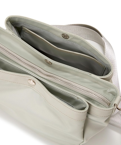 Breath TOPKAPI防水ナイロン レザーコンビ ショルダーバッグ Breath TOPKAPI】防水ナイロン レザーコンビ ショルダーバッグ