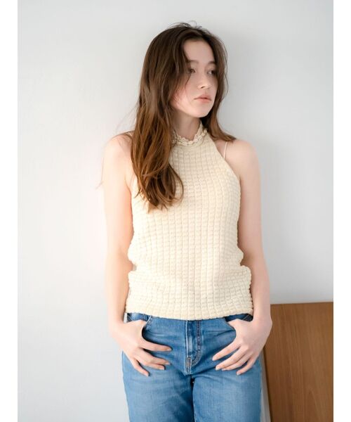 Ｕｎｇｒｉｄ*シースルーレースタンク SALE60%OFF アングリッド ungrid WEB限定 メッシュレイヤードタンク