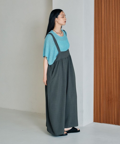 希少 美品 LIMI fue 上質 デザイン サロペット オーバーオール 希少 美品 LIMI fue 上質 デザイン サロペット オーバーオール
