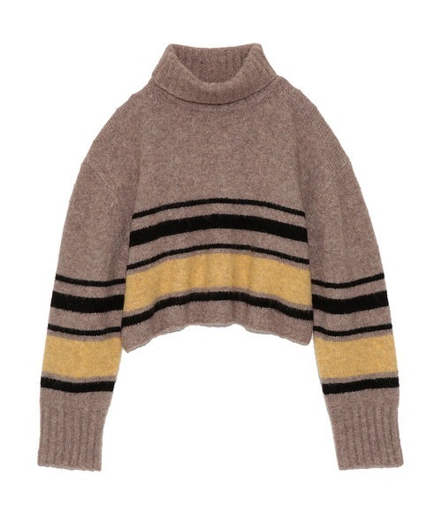 「styling/」 タートルネックニット FREE ホワイト レディース_画像3