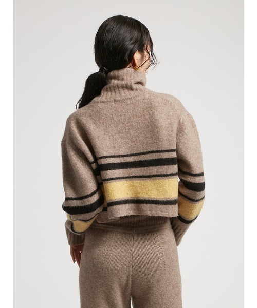 「styling/」 タートルネックニット FREE ホワイト レディース_画像4