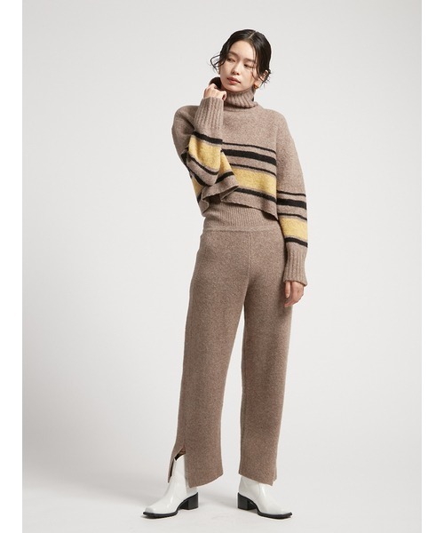 「styling/」 タートルネックニット FREE ホワイト レディース_画像9