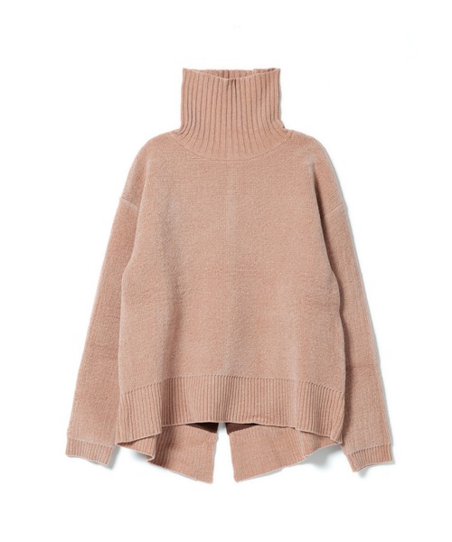 「LAYMEE」 タートルネックニット FREE ブラック レディース_画像3