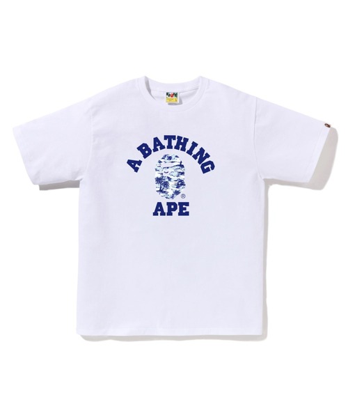 ◆A BATHING APE◆PALM TREE CAMO COLLEGE TEE Tシャツ ロゴ A BATHING APE tシャツ PALM TREE CAMO COLLEGE TEE メンズ