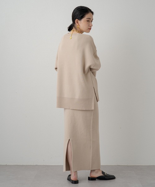 Loungedress 「LOUNGEDRESS」 長袖ニット FREE ライトベージュ