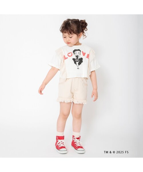 BREEZE（ブリーズ） パンツ 「ジュニア対応」フリンジショートパンツ