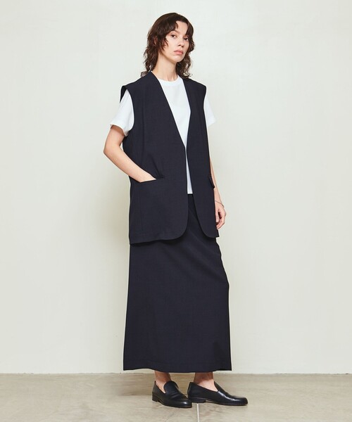 【UNITED ARROWS】 SOVEREIGN ベスト/ジレ UNITED ARROWS ベスト ジレ シアー ミドル レディース