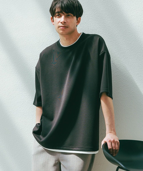 tシャツ ダンボールレイヤー半袖T / 323570 メンズ | LAKOLE | 01