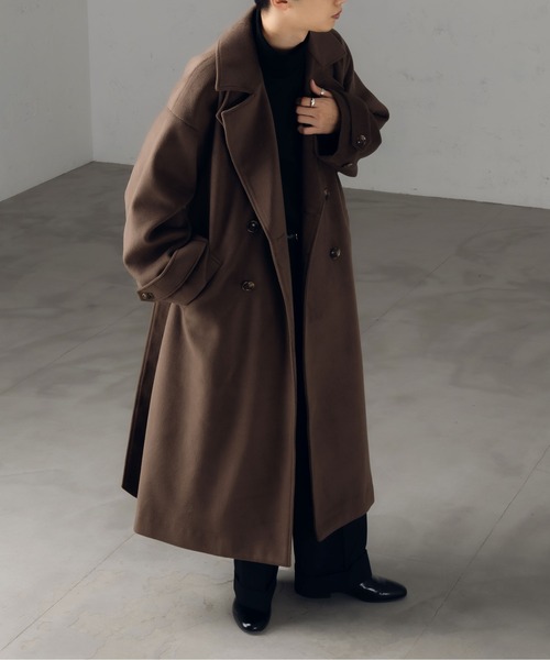 epnok チェスターコート LARGE モカ メンズ : ZOZOTOWN Yahoo!店