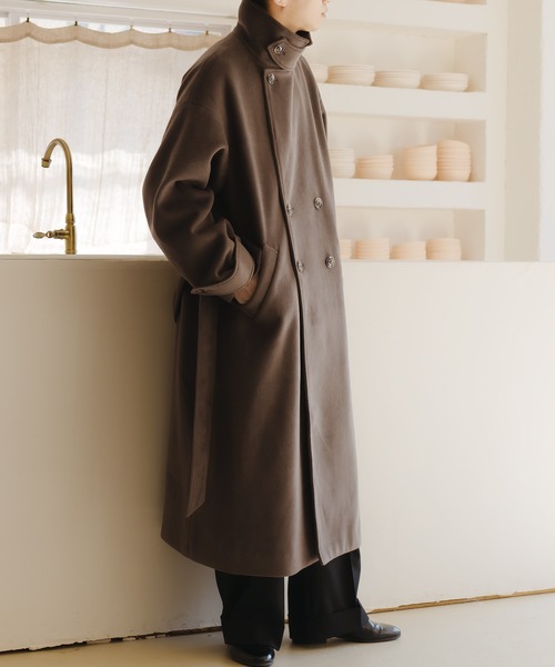 epnok チェスターコート LARGE モカ メンズ : ZOZOTOWN Yahoo!店