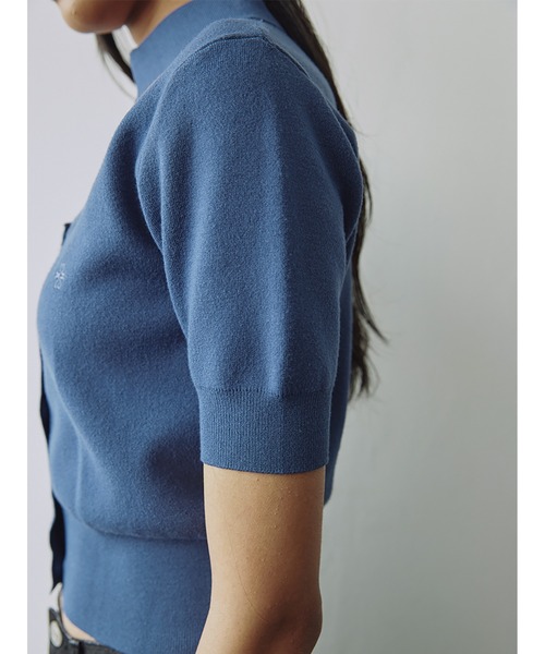 カーディガン Interlock Shirt Collar Half Sleeves Top レディース SORIN カーディガン Interlock Shirt Collar Half Sleeves Top
