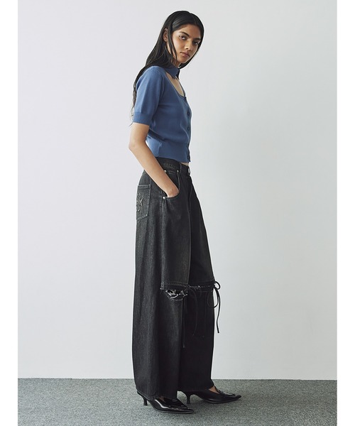 カーディガン Interlock Shirt Collar Half Sleeves Top レディース SORIN カーディガン Interlock Shirt Collar Half Sleeves Top