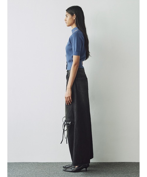 SORIN カーディガン Interlock Shirt Collar Half Sleeves Top