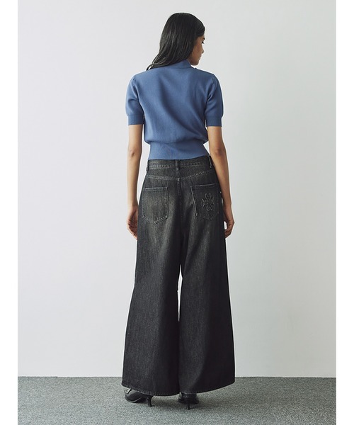 カーディガン Interlock Shirt Collar Half Sleeves Top レディース SORIN カーディガン Interlock Shirt Collar Half Sleeves Top