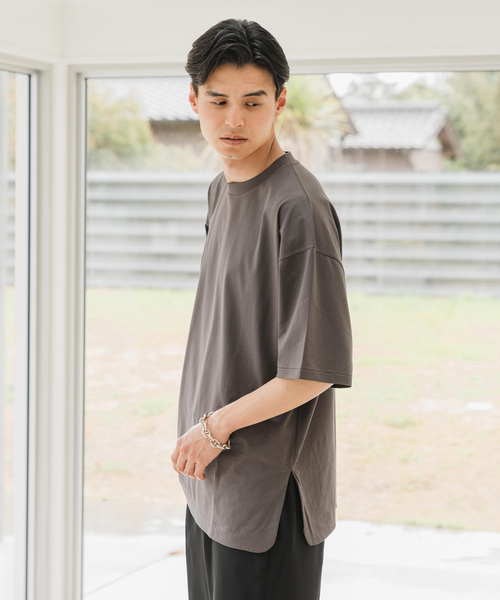 ATON tシャツ ATON(エイトン) 別注 SUVIN60/2 SEMI ROUND-HEM T