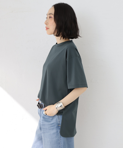 ATON tシャツ ATON(エイトン) 別注 SUVIN60/2 SEMI ROUND-HEM T