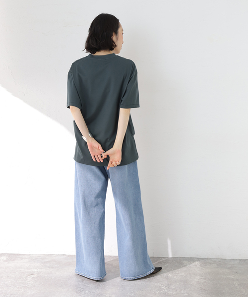 ATON - ATON エイトン / SUVIN ROUND HEM T-SHIRT 02 SALE】ATON(エイトン) SUVIN 60/2 LONGSLEEVE ROUND HEM T-SHIRT