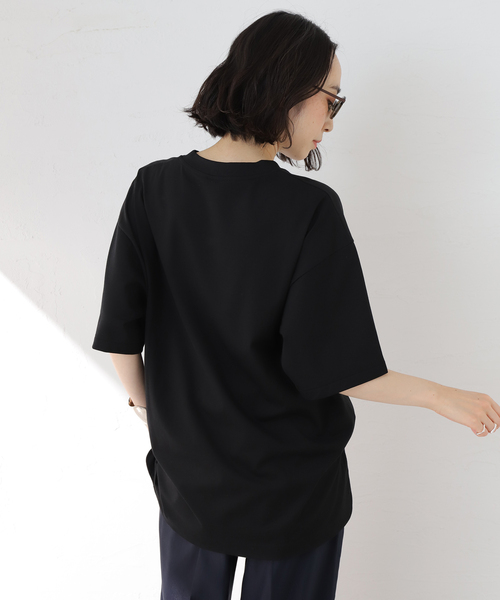 IENA tシャツ ATON/エイトン 別注 SUVIN FRAISE ショート