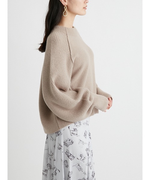 [Mila Owen]do Ла Манш рукав вязаный 1 бирюзовый голубой женский 