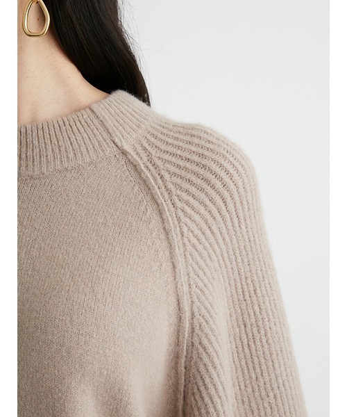 [Mila Owen]do Ла Манш рукав вязаный 1 бирюзовый голубой женский 