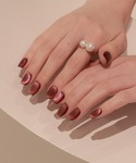 ネイルチップ ネイルシール 卒業式 ショート ...の詳細画像1