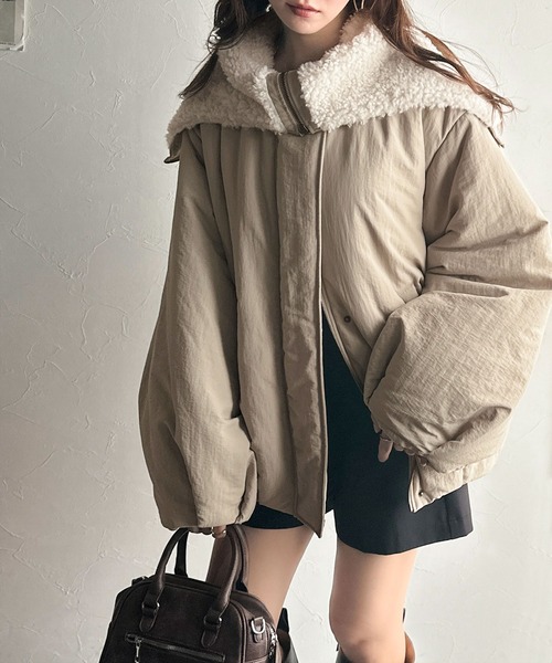 Java ブルゾン アウター 「JaVaジャバコラボ」セーラー風カラーが