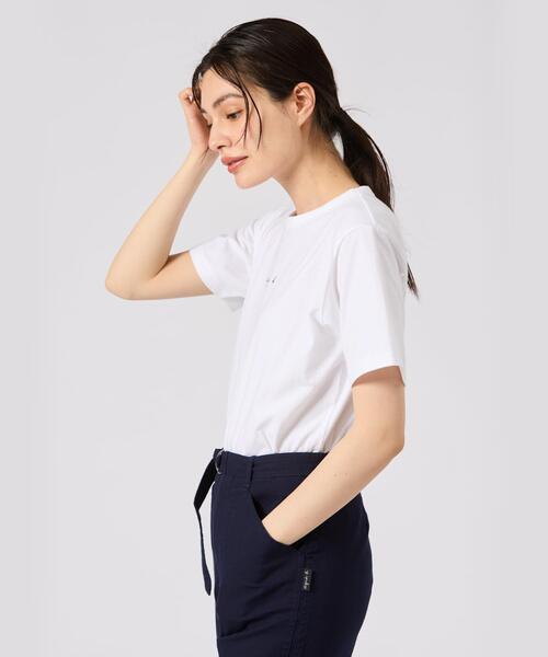 【新品】agnès b. ホワイト Tシャツ white short sleeves Coulos 