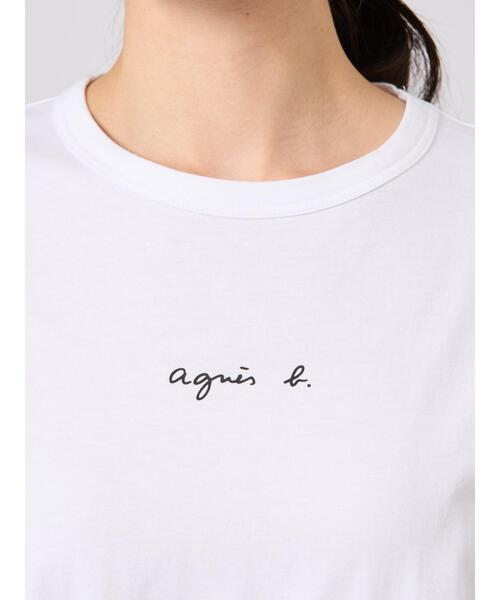 【新品】agnès b. ホワイト Tシャツ white short sleeves Coulos 