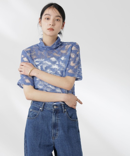 tシャツ RITA ROW/MOSS TOP レディース