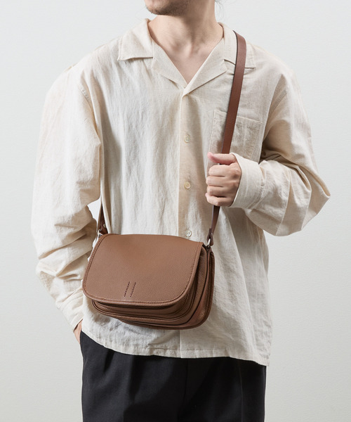 SLOW ショルダーバッグ スロウ / shrink-mail bag- シュリンクレザー