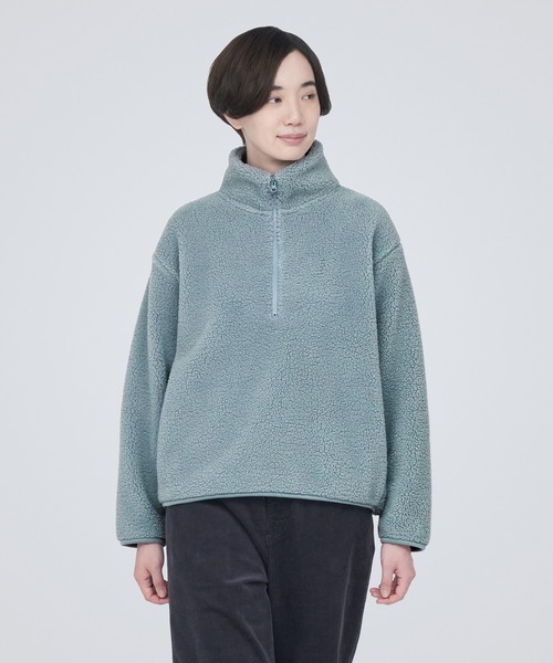 無印良品（MUJI） ブルゾン S ライトブルー レディース : ZOZOTOWN