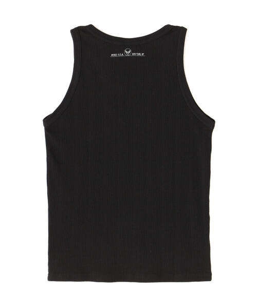 まさと AVIREX タンクトップ 黒 S✕4 AVIREX（アヴィレックス） タンクトップ RANDOM RIB TANK TOP