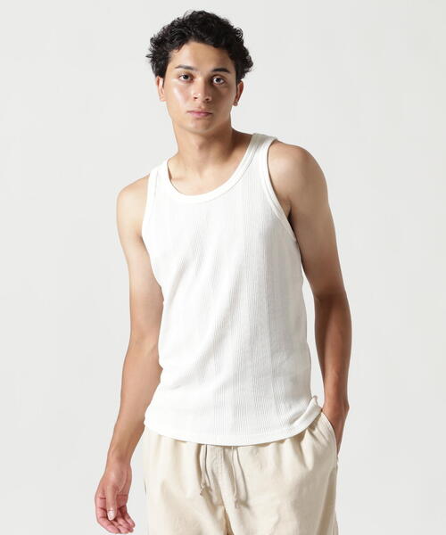 AVIREX（アヴィレックス） タンクトップ RANDOM RIB TANK TOP