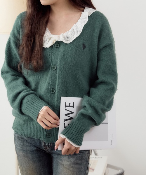 ポロシャツニット カーディガン SHIPS｜SHIPS: SOLOTEX(R) 畔編み ポロ ニット カーディガン | Rakuten