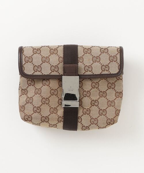 グッチ ウェストバッグ GGキャンバス ベージュ GUCCI 「GUCCI」 GGキャンバス ウエストバッグ - ベージュ