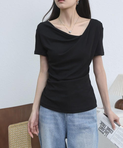 MAISON DE THERESE（メゾン ド テレーズ） tシャツ シーバー（ギャザー
