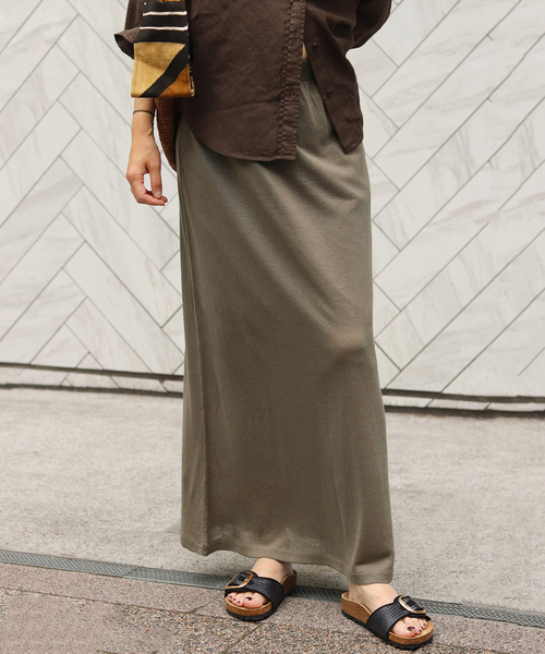 plage スカート silk/linen long : ZOZOTOWN Yahoo!店 - 通販
