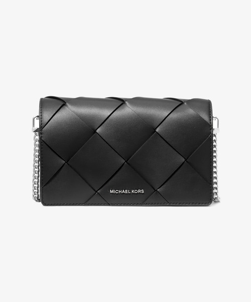 MICHAEL KORS ショルダーバッグ バッグ JET SET ウーヴン レザー