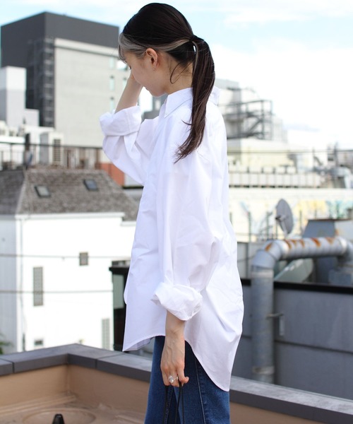 「THE SHINZONE」 長袖シャツ FREE ブルー レディース THE SHINZONE 「THE SHINZONE」 長袖シャツ FREE ブルー
