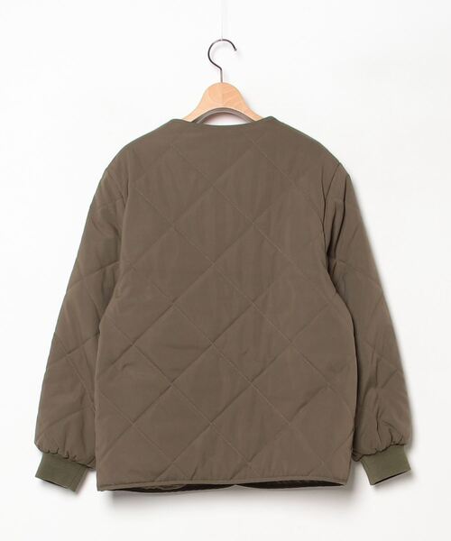 「Doula Doula」 ノーカラーコート FREE カーキ レディース_画像2