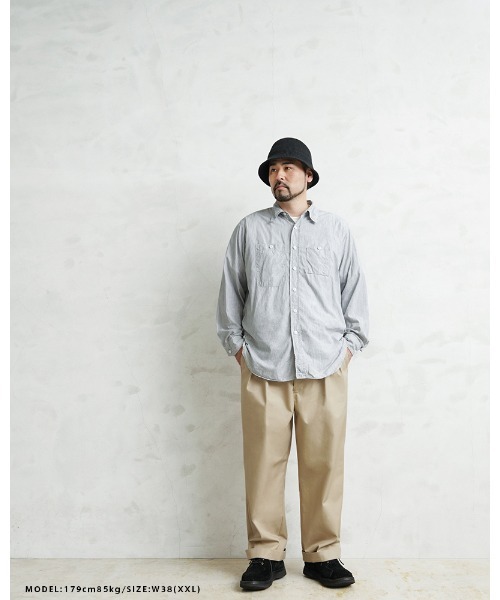 WAIPER.inc チノパン US ARMY VENTILE チノトラウザー ストレート