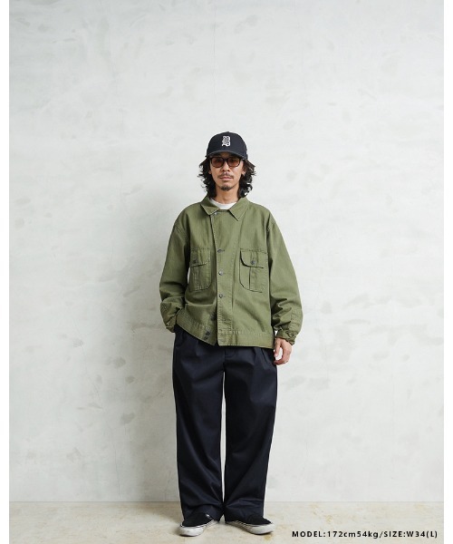 WAIPER.inc チノパン US ARMY VENTILE チノトラウザー ストレート