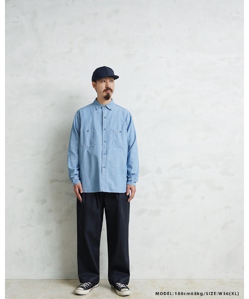 WAIPER.inc チノパン US ARMY VENTILE チノトラウザー ストレート