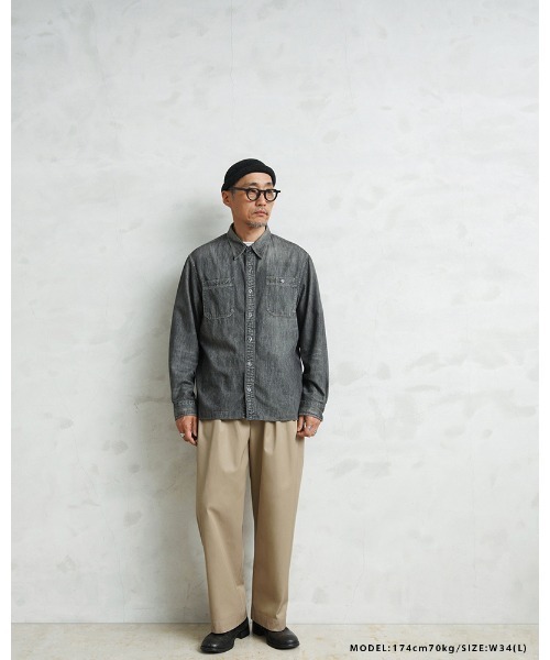 WAIPER.inc チノパン US ARMY VENTILE チノトラウザー ストレート