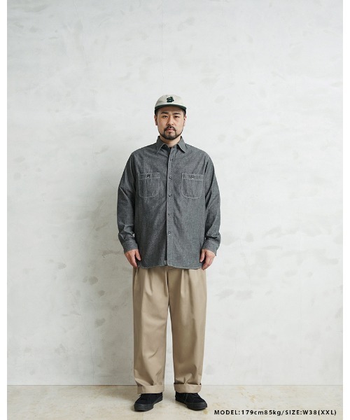 WAIPER.inc チノパン US ARMY VENTILE チノトラウザー ストレート