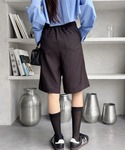 ワイドパンツ ハーフパンツ パンツ 短パン カ...の詳細画像2
