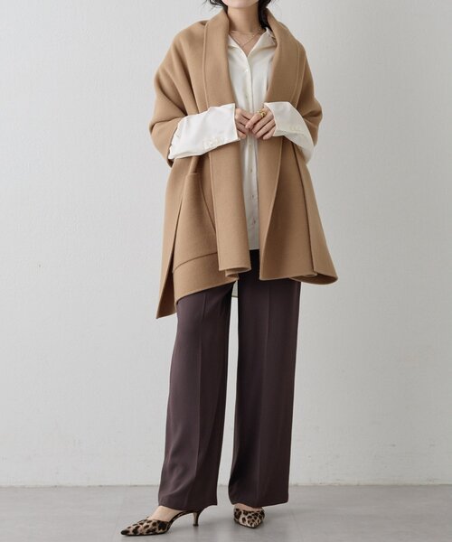 【新品未使用】Whim Gazette サテンカーゴパンツ　サテンジョガーパンツ Whim Gazette(ウィム ガゼット)のバックサテン製品染めベイカー