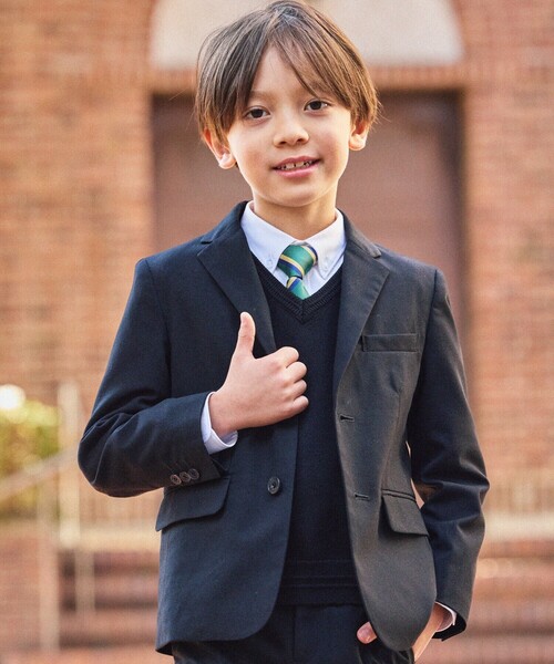 COMME CA ISM（コムサイズム） ベスト ベーシック ニット ベスト (140